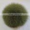 Myfur Top Quality Newest Color Khaki Green Fox Body Part Fur Pompoms