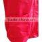 ISO 9001 Audit factory 100% polyester zip up red fitted safety vest