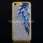 Leaf Rhinestone Crystal Diamond Case For iPhone 5C