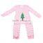 2016 yawoo new designs kids cotton deer patterns tops and pants wholesale christmas pajamas