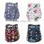 100% cotton washable multi designs baby cloth dipper