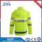 Top quality running reflective raincoat for women