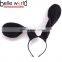 Holiday Party Fabric Black Sexy Rabbit Ear Headbands for Sexy Lady