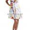 2016 BAIYIMO Women's Sleeveless Floral Printed Vintage Backless Party Cocktail Dress
