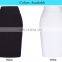 Kate Kasin High Stretchy High Waist Shirred Waist Detail Hips-Wrapped Black Pencil Skirt KK000268-1