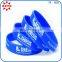 High quality popular full color printed silicone wristband