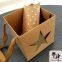 Trapezoidal flower foldable handbag   Kraft Paper Gilding, no adhesive bonding Five stars