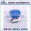 2 way MINI stainless steel & brass electric motorized ball valve cr03