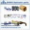 one piece crimping hydraulic hose fittings metric threaded