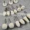 High density shaped felt polishing bobs/ wool felt bobs