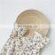ins2020 summer Korean baby western style floral small square collar flying sleeves one-piece romper girl baby fart romper
