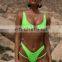 2019 New Summer Women Solid Bikini Set Push-up Padded Bra Swimsuit Swimwear Triangle Bather Suit Swimming Suit biquini