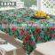 Flowers Fruits Series Printed Spun Polyester LinenTablecloth Rectangle Wholesale Table Linen