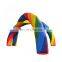 Oxford Fabric Colorful Archway Inflatable Rainbow Arch For Event Entrance Rental Advertisement