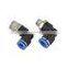 PL 6-02 1/4" pneumatic plastic equal male thread elbow air fitting