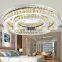 Modern Contemporary Round Pendant Lamp Chandelier Lighting Ceiling Crystal Light