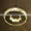 Modern new crystal LED ceiling light fixture pendant lamp lighting chandelier