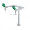 Lab clean equipment plastic faucet with double outlet