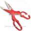 red hand tool engraved scissors