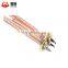 High quality Copper flange immersion heater copper heat pipe electrotherm heating element