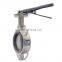 Bundor class 150 DN100 fit for multi standard handle wafer butterfly valve