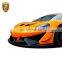 GT4 Style Carbon Fiber Front Bumper Small Body Kit for Mclaren 540c 570s