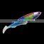 26cm 423g 3D eye high quality material carp silicone color bass T-tail  fishing soft Lure