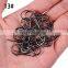 100pcs / 40pcs / Box High Carbon Fishing Hook 2#-22# ISEAMA With Eye Carp Catfish Fish Anzol Offset Japan Tackle Fishing Hooks