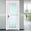 Latest design aluminum frosted glass toilet  balcony casement door