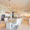 White lacquer modern shaker design units door mdf kitchen cabinet