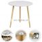 Nesting Wood Modern Coffee End Tables Decor Side Table for Living Room Furniture ( White, Set of 2 )