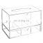 Hot Selling Bathroom Acrylic Face Towel Tissue Cotton Swab Box Storage Organizer