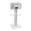 Free Standing  Mask Glove Hand Sanitizer Dispenser Metal Multifunctional Display Racks