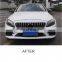 2015-2018 w205 front bumper kit upgrade to 2019 facelift body kit for mercedes benz w205 body kit