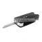 2+1 Buttons Keyless Entry Car Flip Key Shell Case For Chrysler Dodge Jeep Uncut Key Fob Blank Replacement Remote Key Cover