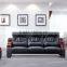 Oupusen home 1 1 3 black wooden sofa set
