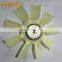 HIDROJET genuine engine parts R225-7 cooling fan 11N6-00231 9 blades 8 holes for excavator