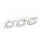 OEM copper washer laser cutting stainless steel metal clips fasteners
