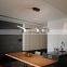 Modern LED Pendant Lights Living Room Bedroom Strip Inside Wave Acrylic LED Chandelier Lamps