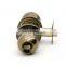 Antique brass double sided washroom bathroom round knob door lock