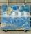 High end Natural Blue Stone Marble Onyx with golden veins slabs
