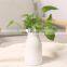 Nordic Minimalist White Black Matte Handmade Ceramic Vase Japanese Zen Stoneware Floral Flower Arrangement Decoration Ornaments