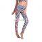 OEM Customized 2021 Allover variety Printed Feather Galaxy Super soft Brushed Print Elastic Sexy Leggings for Women