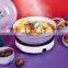 New Cast Iron Enamel Pumpkin Flower Shaped Cooking Bowl Stew Soup Dish Pot