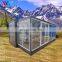20ft Home Price Prefab Foam Wall Panels Hotel Building Open Frame Slide Out Container House