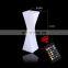 Indoor Outdoor  Remote Control Straight Shape Square Solar Ice Resin Light LED Lit Flower Pot