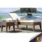 Hot sale garden adjustable PE rattan furniture beach chairs/sun loungers