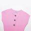 2025 Spring/Summer Sweet Sleeveless Vest Wholesale Women's Knitted Short Top