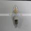 2W E14 Base Holder C35 Shape 2700K Warm White LED Filament Flame Candle Bulb Light