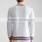 2015 Light weight French Terry Varsity Striped Pullover Sweatshirt for Men